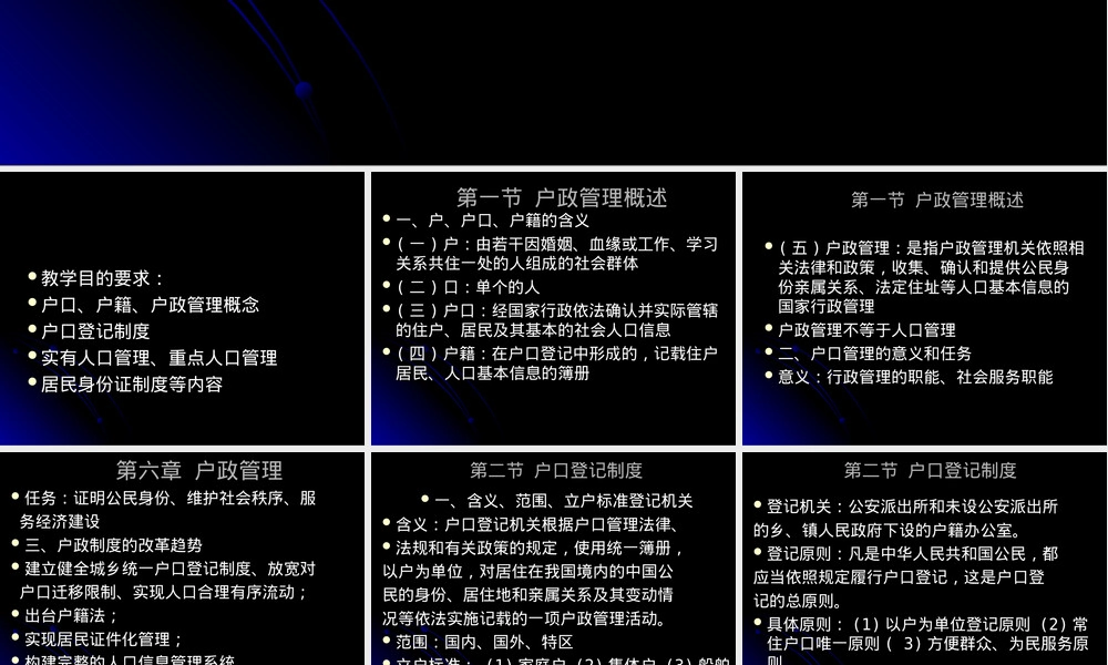 户政管理PPT课件教学课件.ppt