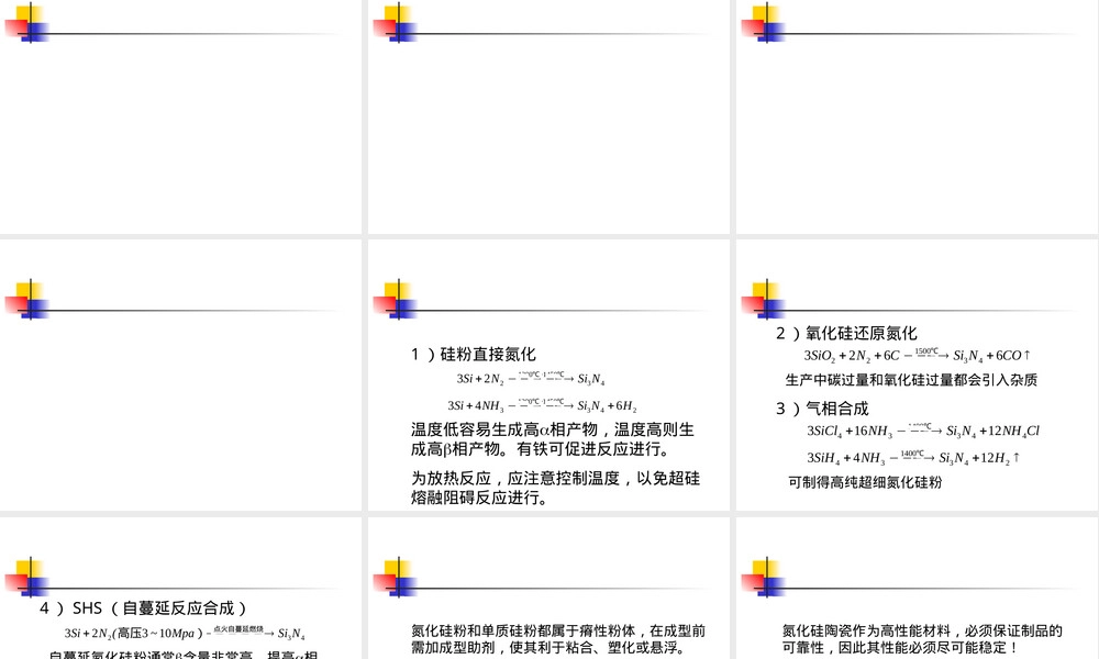 氮化硅陶瓷教学PPT课件.ppt