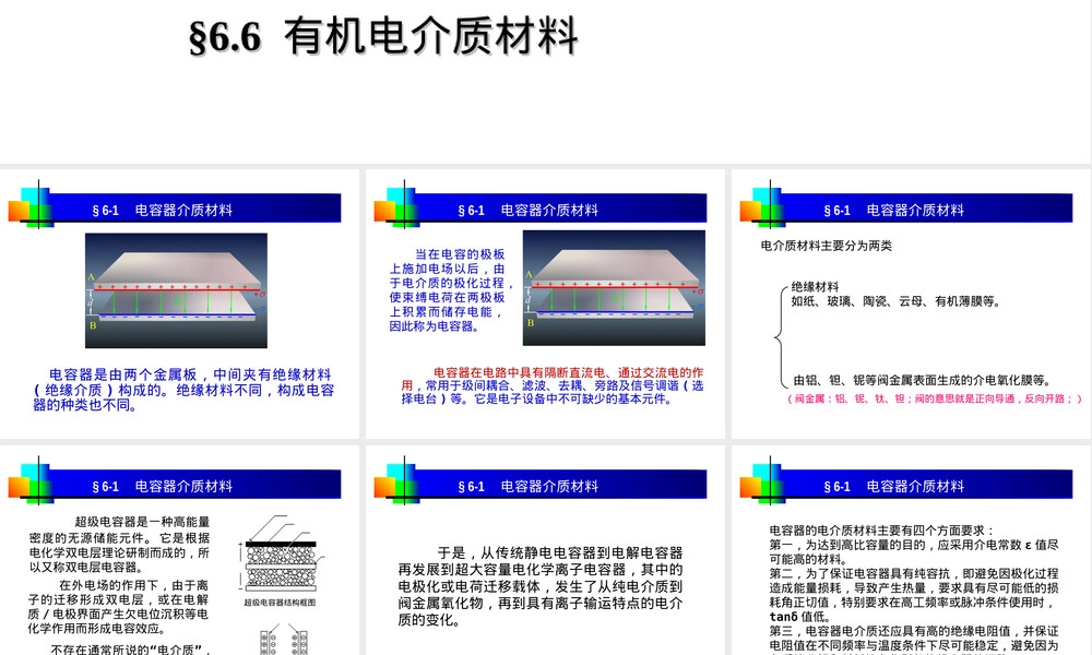 电介质材料PPT课件教学课件.ppt
