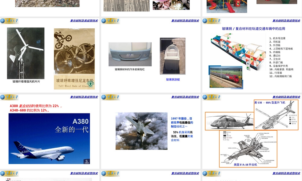 复合材料及其成型技术教学PPT课件.ppt