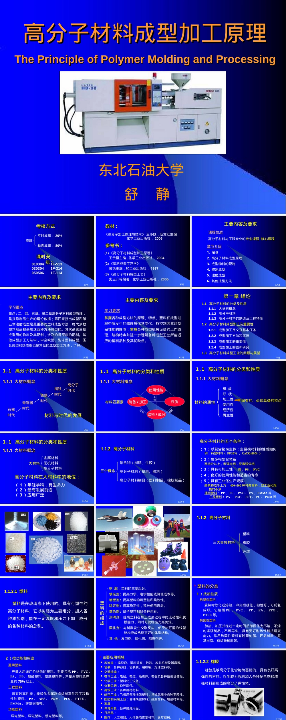 高分子合成材料成型加工PPT课件.ppt