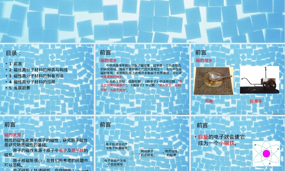 磁性高分子材料教学PPT课件.ppt