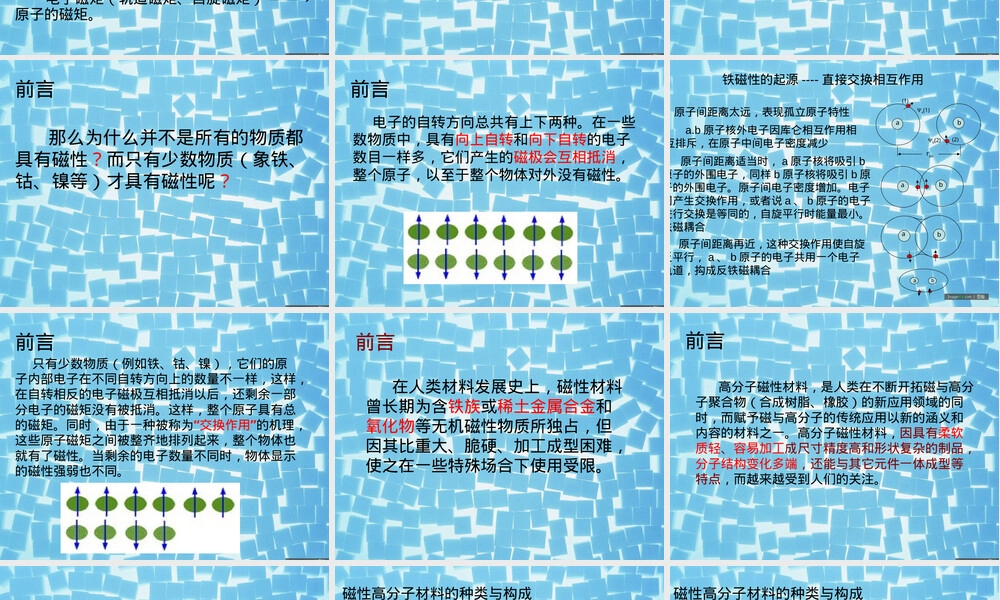 磁性高分子材料教学PPT课件.ppt