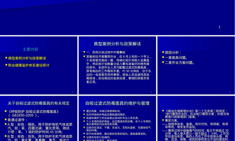 储粮化学药剂管理与使用安全PPT课件.ppt