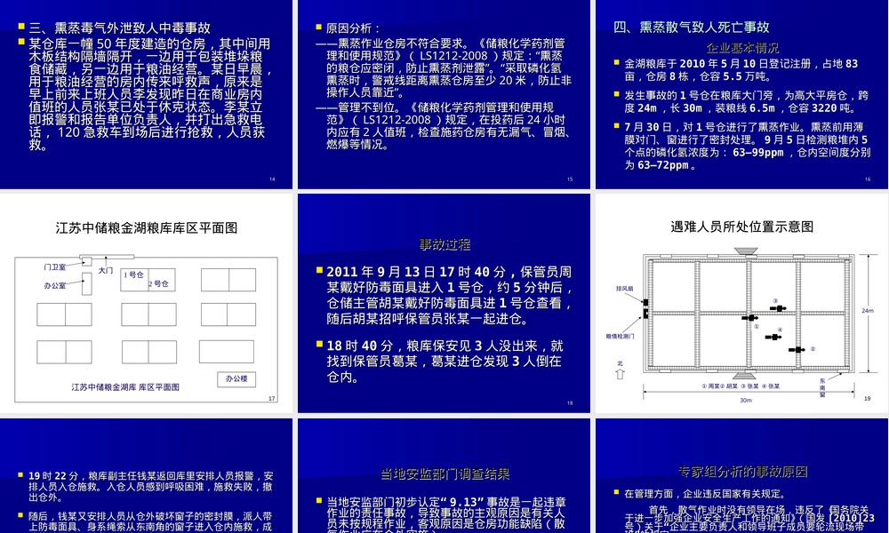 储粮化学药剂管理与使用安全PPT课件.ppt