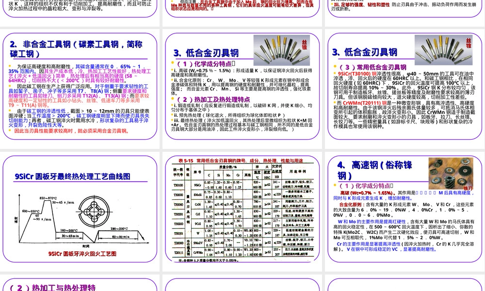 工具钢材料性能与应用PPT课件.ppt