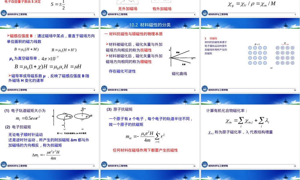 高分子材料磁学性能教学PPT课件.ppt