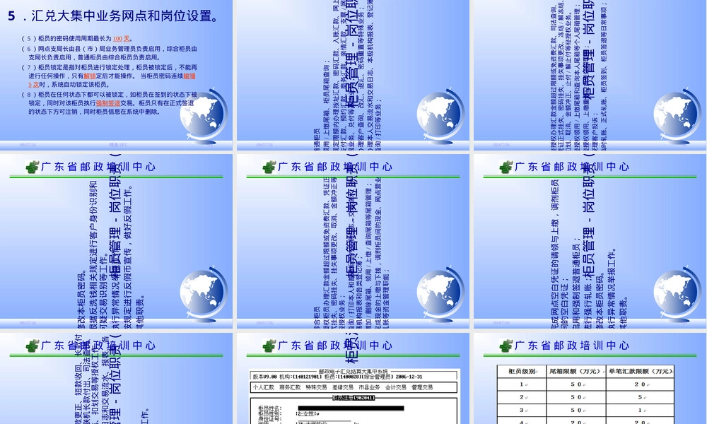 国内邮政汇兑业务教学PPT课件.ppt