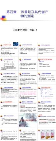 第四章芳香烃及其代谢产物测定教学PPT课件.ppt