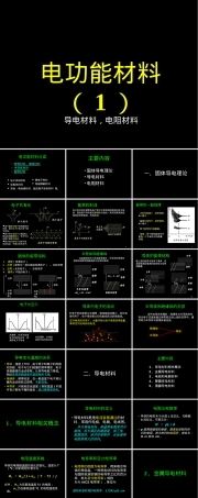 电功能材料教学PPT课件｜导电与电阻材料.ppt