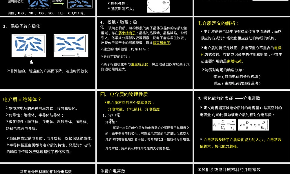 第二章电介质材料教学PPT课件.pptx
