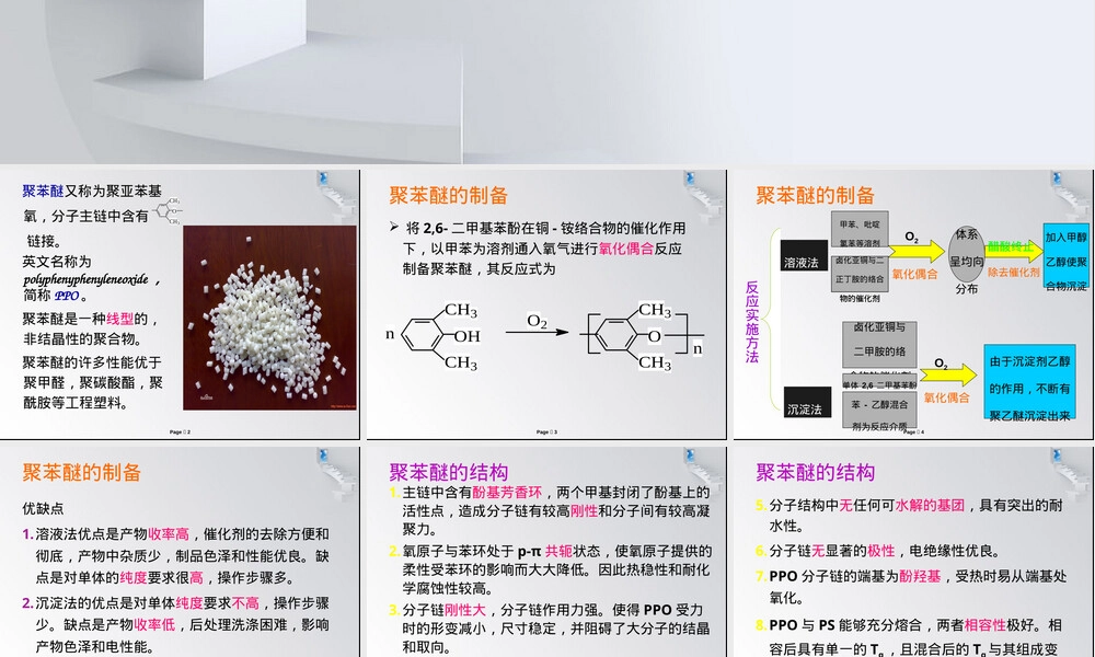 聚苯醚材料特性与应用PPT课件.ppt