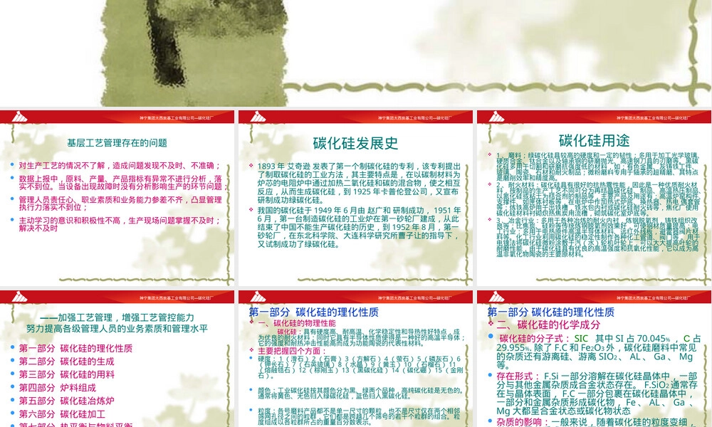 碳化硅材料应用培训PPT课件.ppt