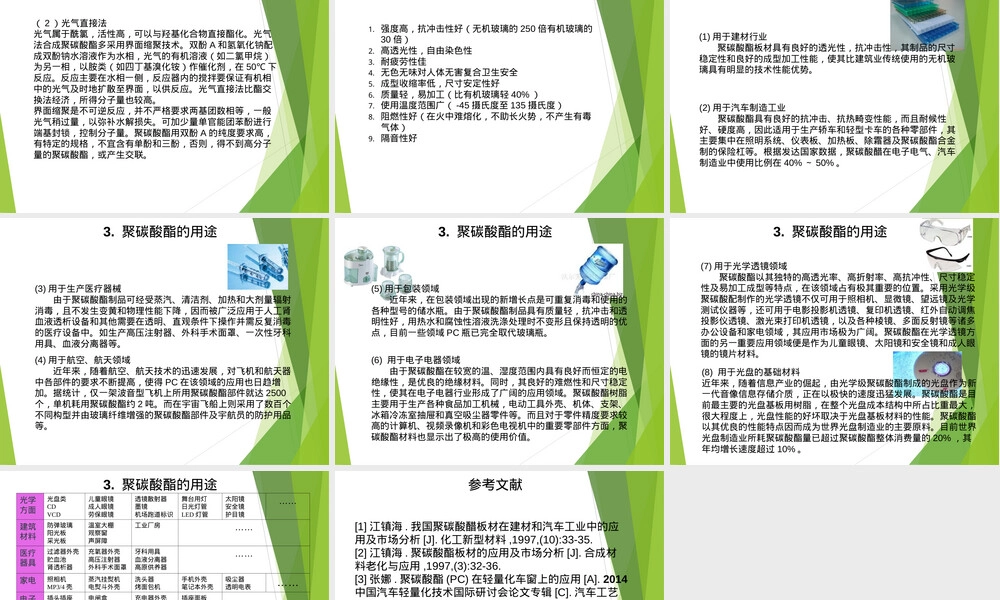 聚碳酸酯PC材料特性与应用PPT课件 副本1.ppt