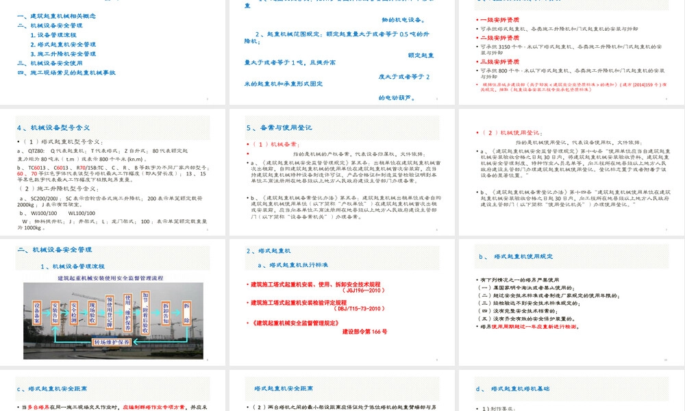 建筑起重机械安全使用管理PPT课件.pptx
