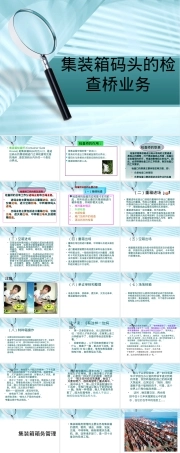 集装箱码头检查桥业务与箱务管理PPT课件.ppt