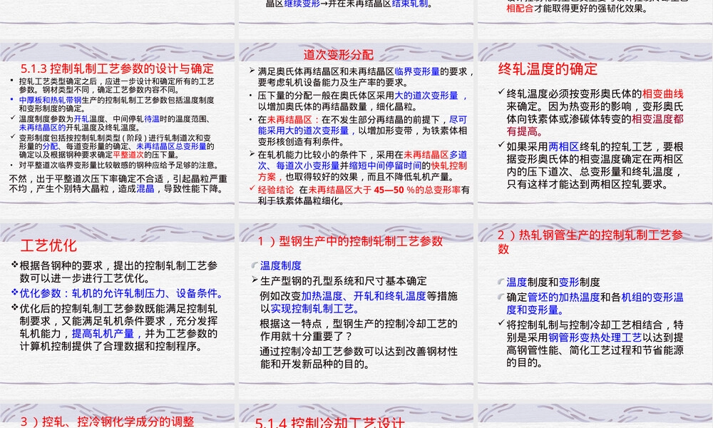 控制轧制与控制冷却工艺PPT课件.ppt