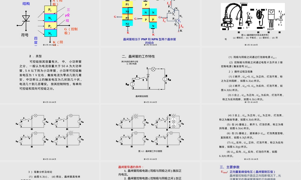 晶闸管及其应用教学PPT课件.pptx