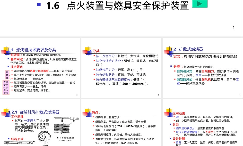 燃气燃烧器原理与应用教学PPT课件.ppt