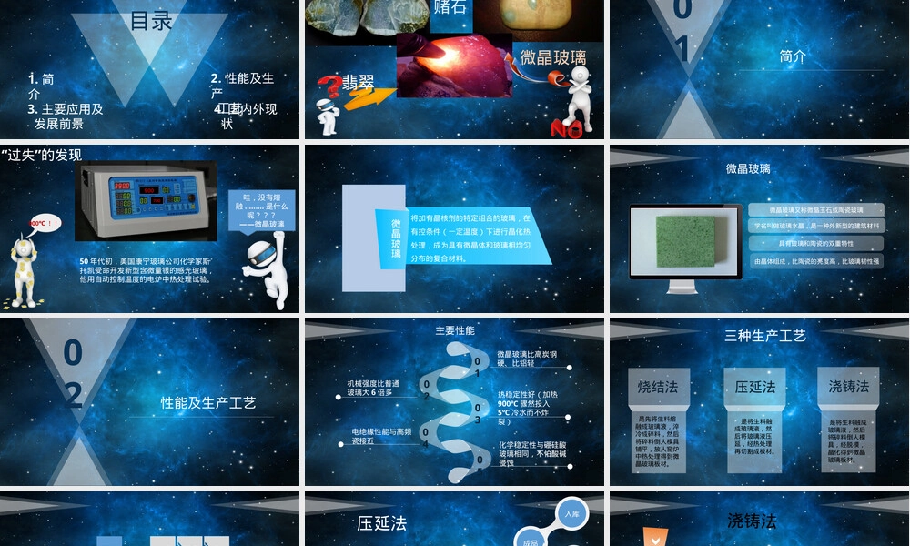 微晶玻璃材料特性与应用PPT课件.pptx