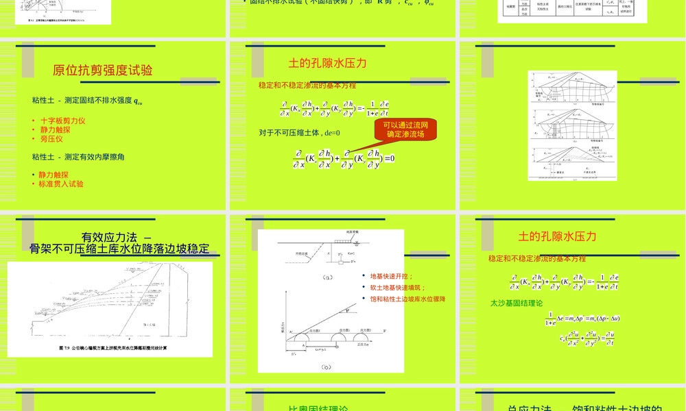 岩土材料抗剪强度理论与设计指标PPT课件.ppt