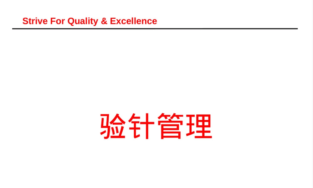 验针管理PPT课件.pptx