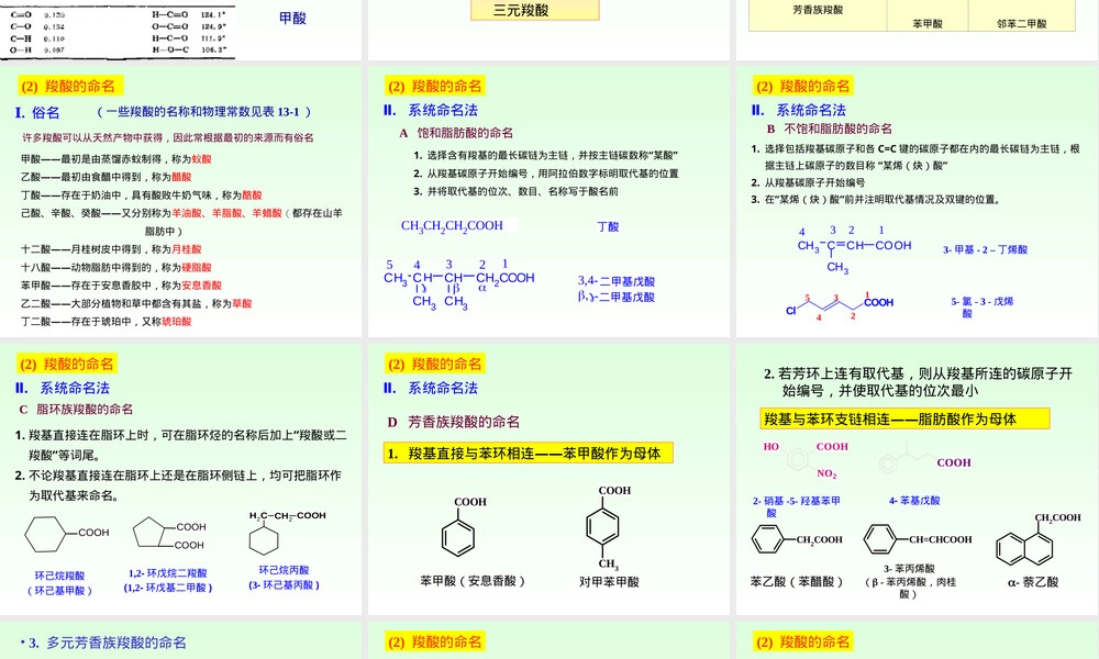 羧酸及其衍生物化学教学PPT课件.ppt