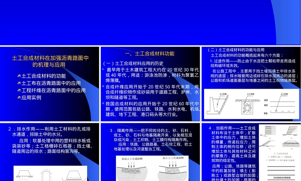 土工合成材料加强沥青路面机理与应用PPT课件.ppt