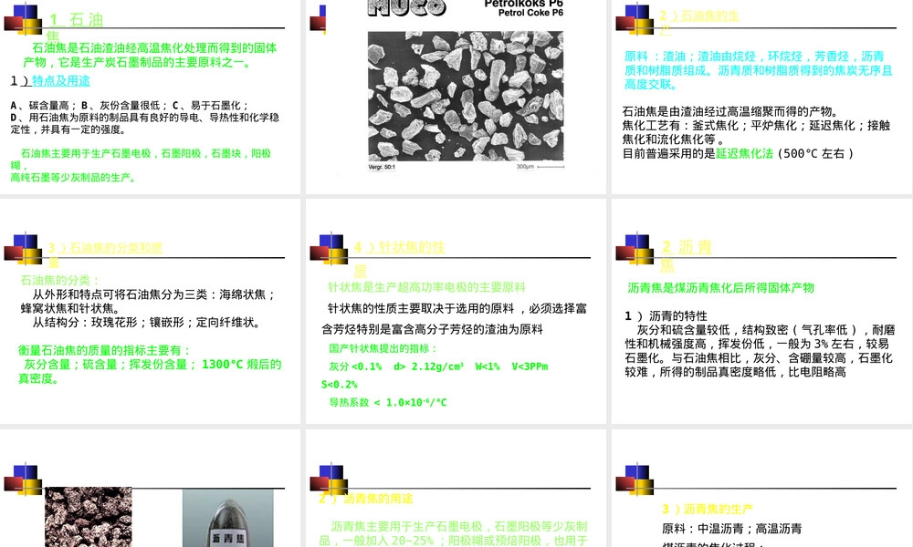 碳石墨材料工艺原理PPT课件.pptx