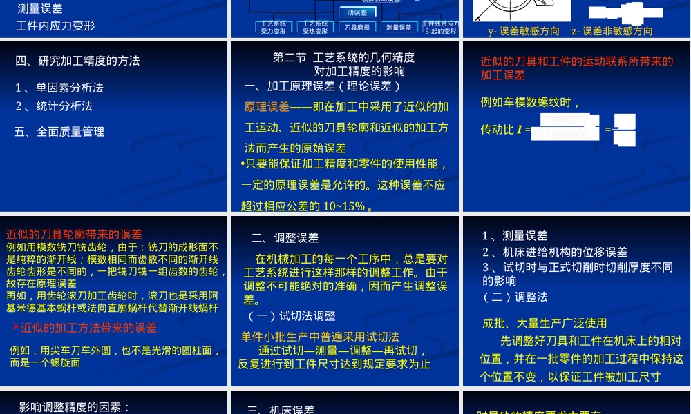 机械加工精度及其控制PPT课件.ppt
