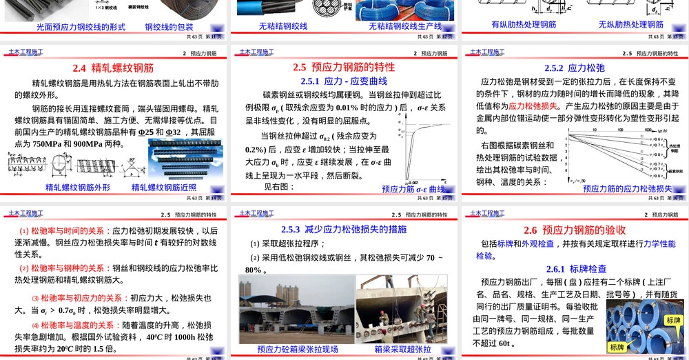 预应力材料与机具建筑施工PPT课件.ppt