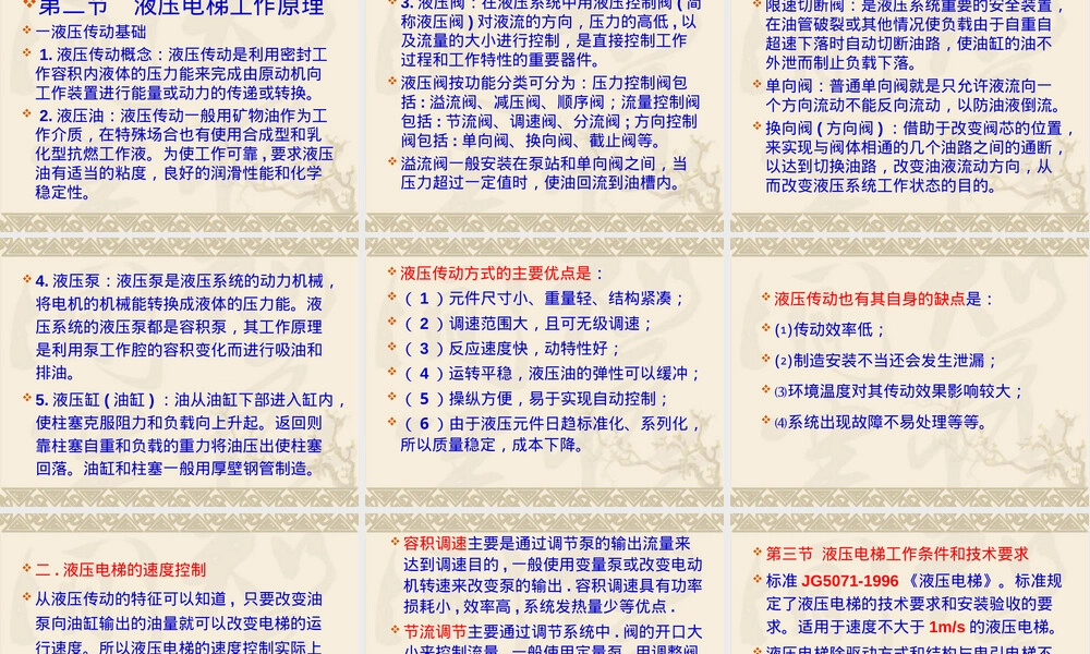 液压电梯及其结构原理教学PPT课件.ppt