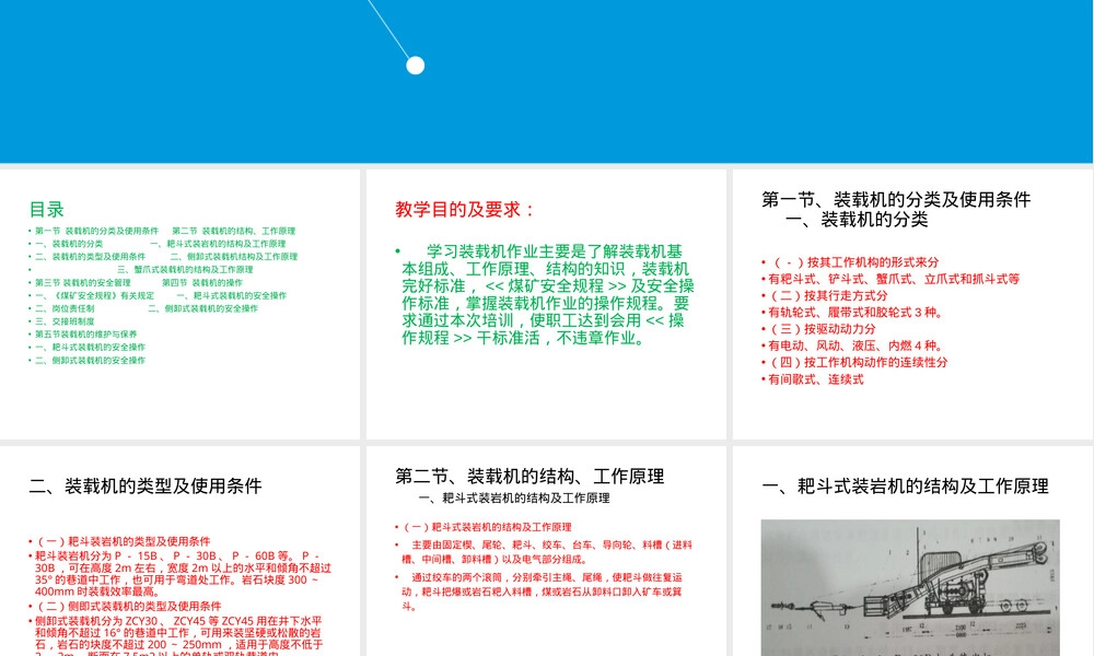 装岩机作业培训PPT课件.ppt