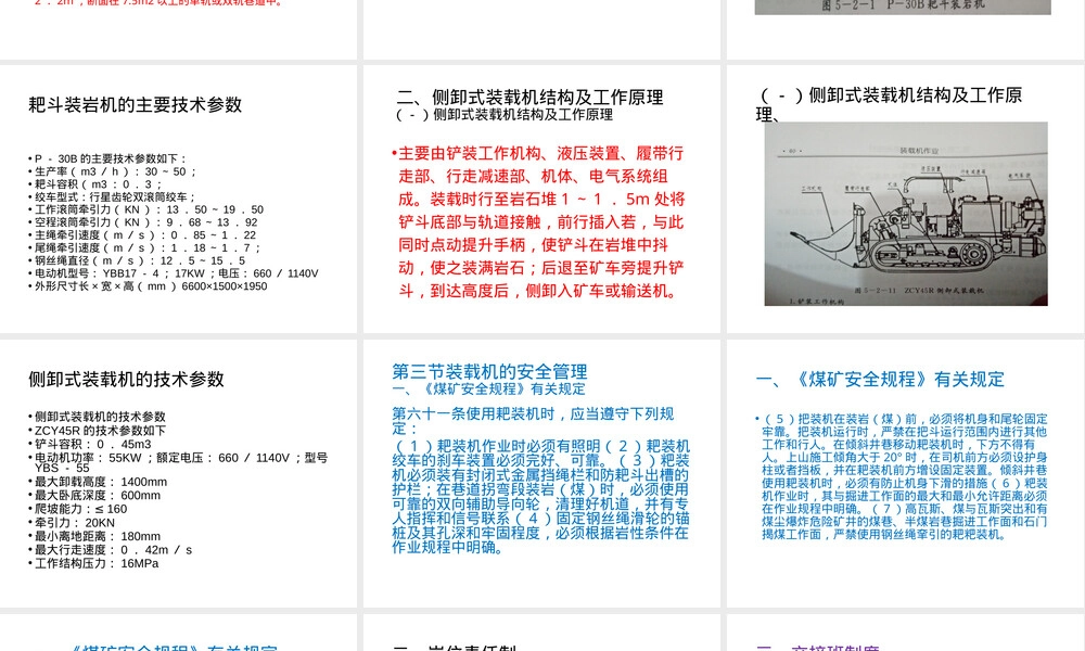 装岩机作业培训PPT课件.ppt