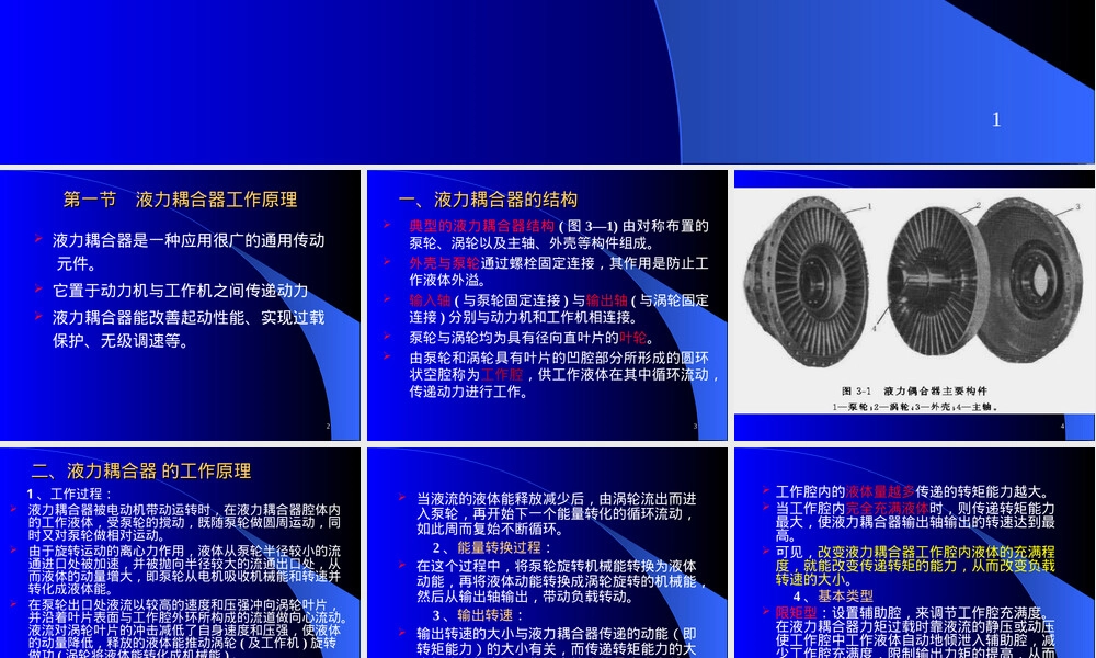 液力耦合器调速原理与应用PPT课件.ppt