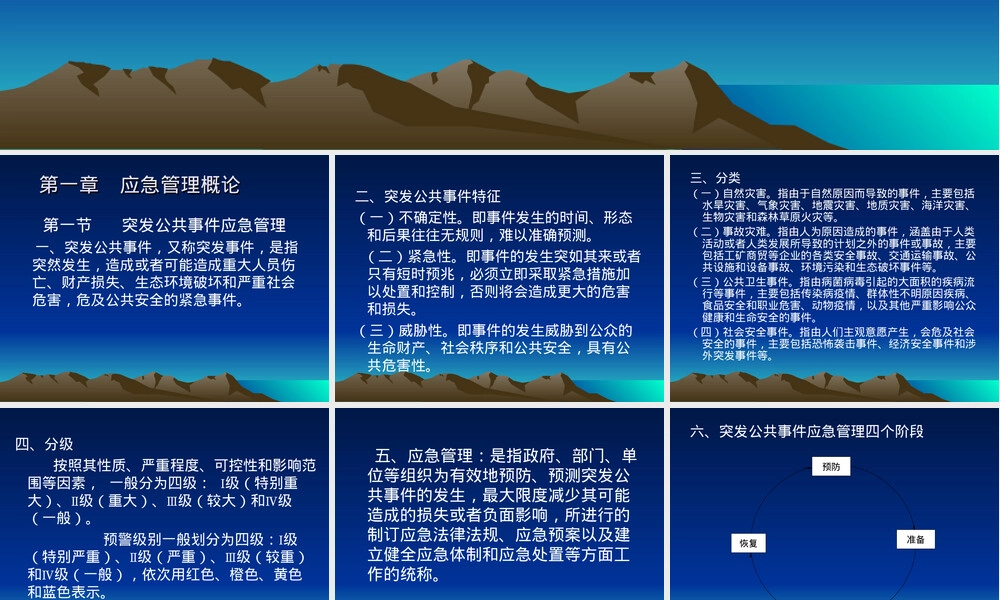 应急管理与应急预案培训PPT课件.ppt