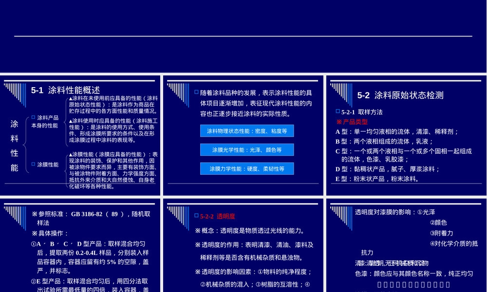 涂料性能及其检测PPT课件.ppt