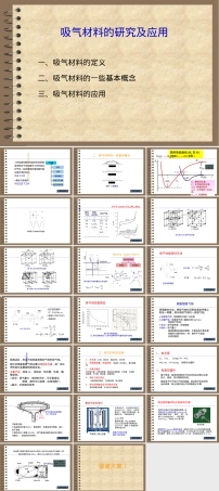 吸气材料研究与应用PPT课件.ppt