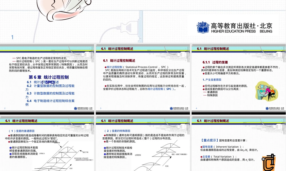 质量与可靠性管理SPC统计过程控制PPT课件.ppt
