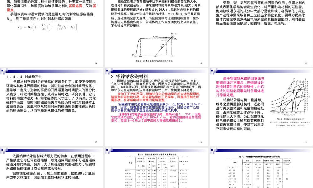 永磁材料性能与选用PPT课件.ppt