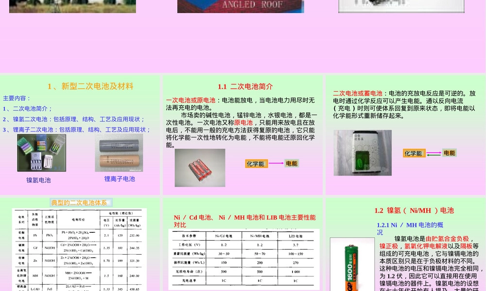 新型二次电池材料讲解PPT课件.ppt