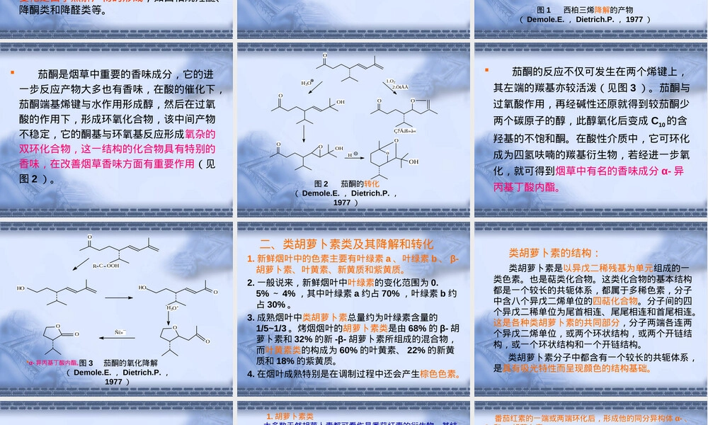 烟草香味前体物质及其降解转化PPT课件.ppt