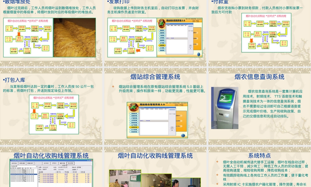 烟叶自动化收购管理信息系统PPT课件.ppt