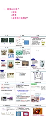 陶瓷材料简介教学PPT课件.ppt