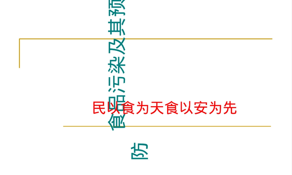 食品污染及其预防培训PPT课件.ppt