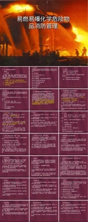 易燃易爆化学危险品消防管理PPT课件.ppt