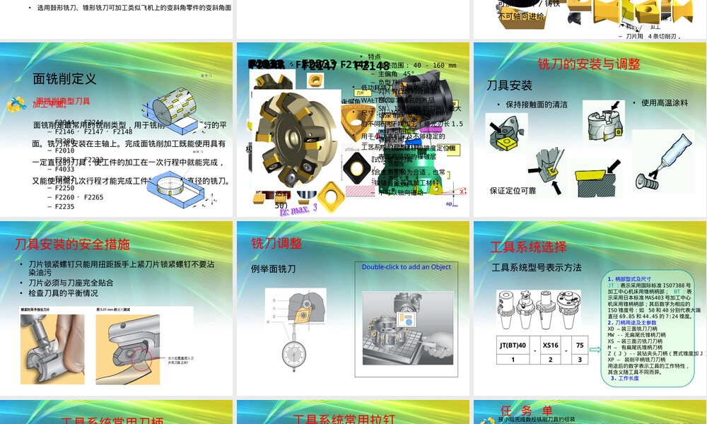 数控铣削刀具及其安装ppt课件.ppt