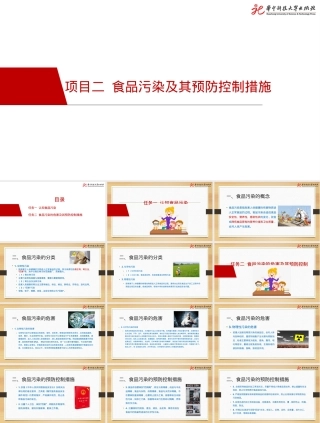 项目二食品污染及其预防控制措施PPT课件.pptx