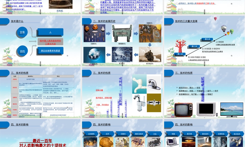 通用技术第一章技术及其性质教学PPT课件.ppt