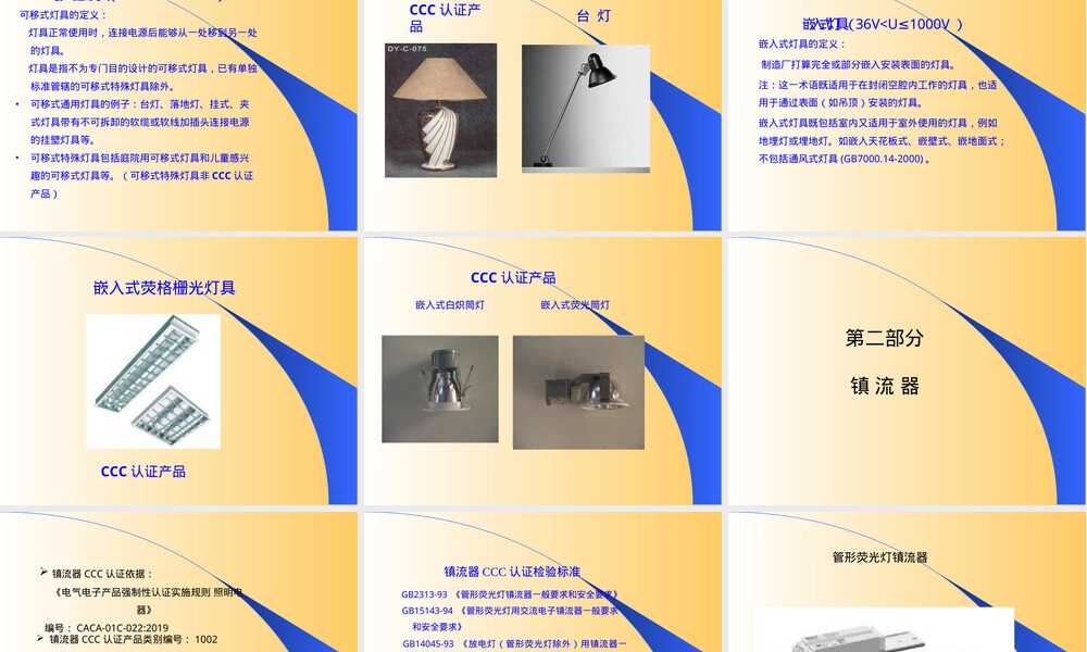 照明电器产品CCC认证PPT课件.ppt